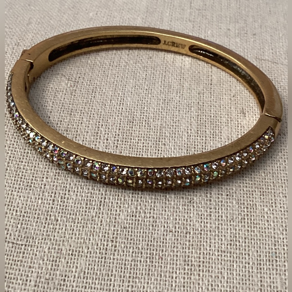 J.Crew J Crew Neon Pave sparkle Hinged Bracelet 1590 - Picture 1 of 8